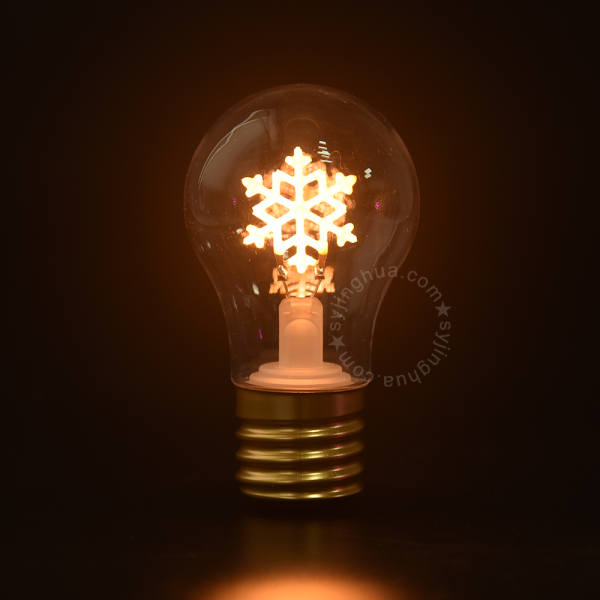 LED Charging Decorative Light Bulbs- A70 Snowflake